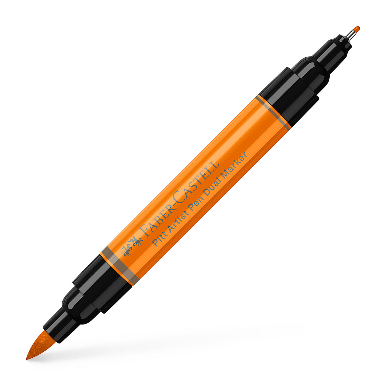 PITT ARTIST PEN DUAL MARKER PORTOCALIU GLAZURAT 113 FABER-CASTELL PITT ARTIST PEN DUAL MARKER PORTOCALIU GLAZURAT 113 FABER-CASTELL